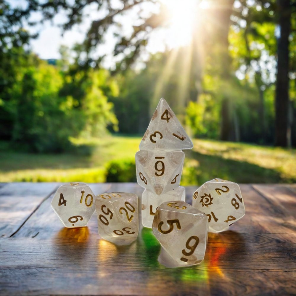 Custom Logo 16Mm Colorful Transparent Polyhedral Resin Dice Custom Size For Dungeons And Dragons Accessories