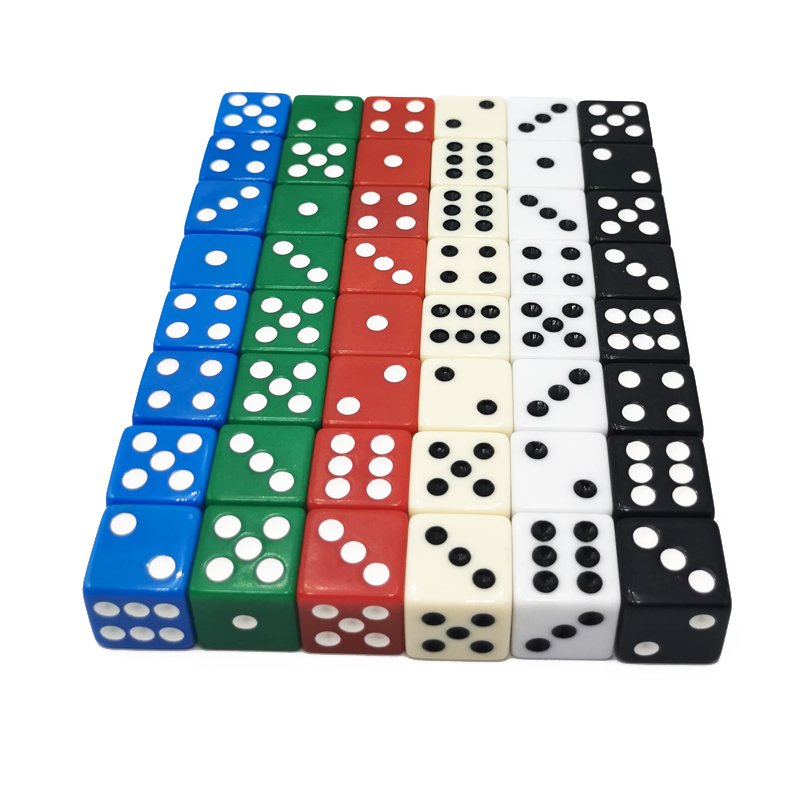 Custom 16mm dice d6 square corner casino precision dice