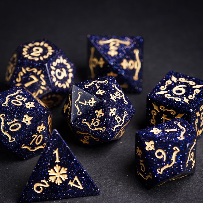 Custom Dicing 20mm D20 Bulk Stone & Resin Black Dice Game Wholesale Metal & Plastic Gemstone Polyhedral Dnd Dice Set Rpg Dice