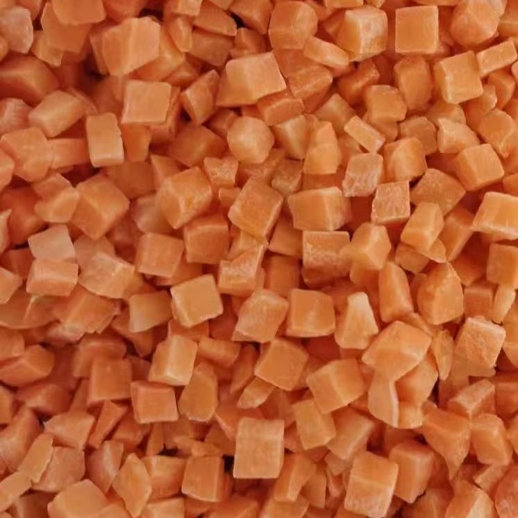 Wholesales Vegetables IQF Frozen Diced Carrot