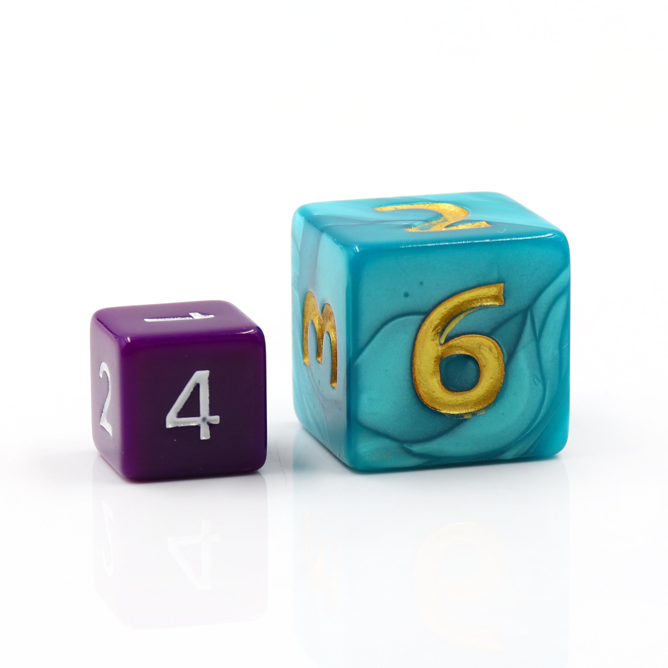 HD Dice Giant Blue 25-30mm Pearl dice set Resin board game Dice For Dungeons and Dragons DND RPG