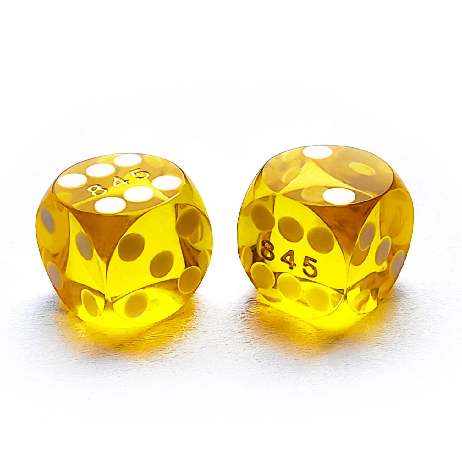 Bescon Dice Professional Precision Dice Round Corner 5/8" (16mm) with Random Serial Number, Precision Cut Dice 16MM