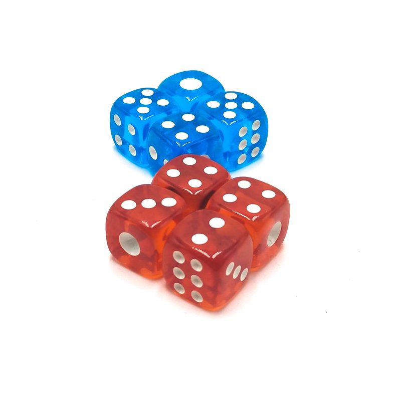 The manufacturer custom dice 6 sided transparent dice