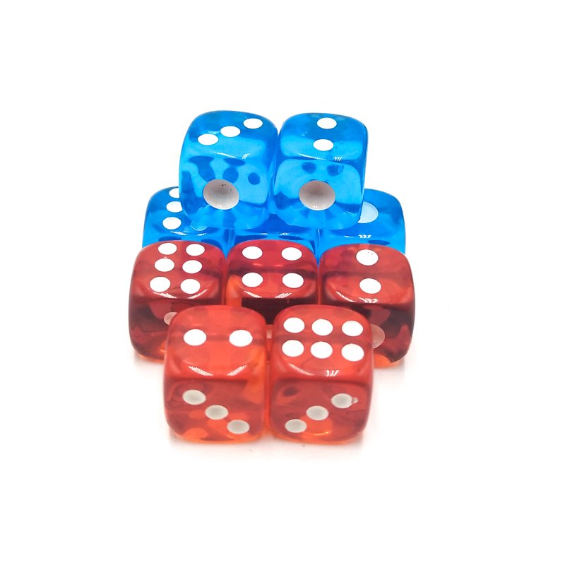 The manufacturer custom dice 6 sided transparent dice