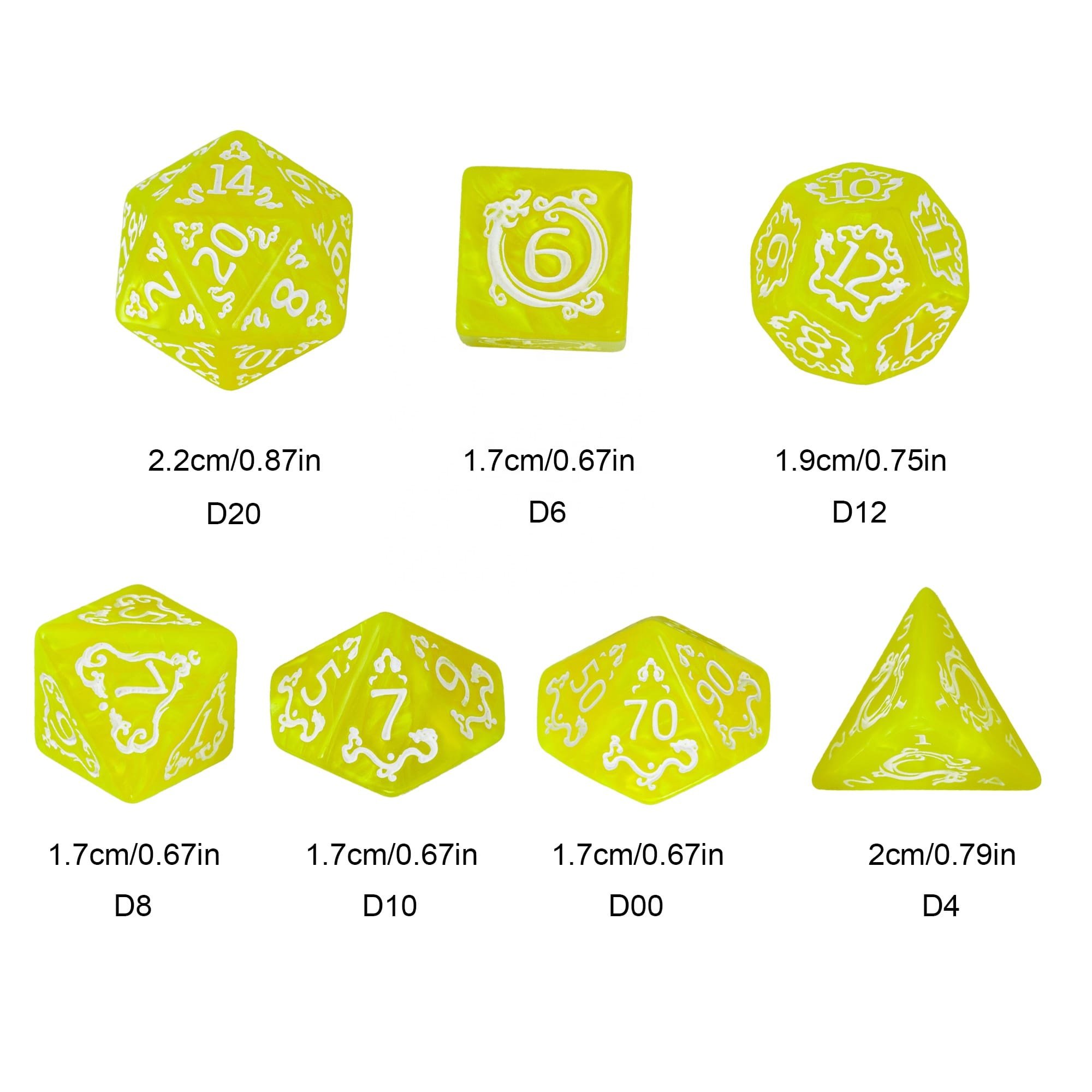 Udixi Plastic Polyhedral custom logo rpg dungeons and dragons Acrylic colored pattern dice game set