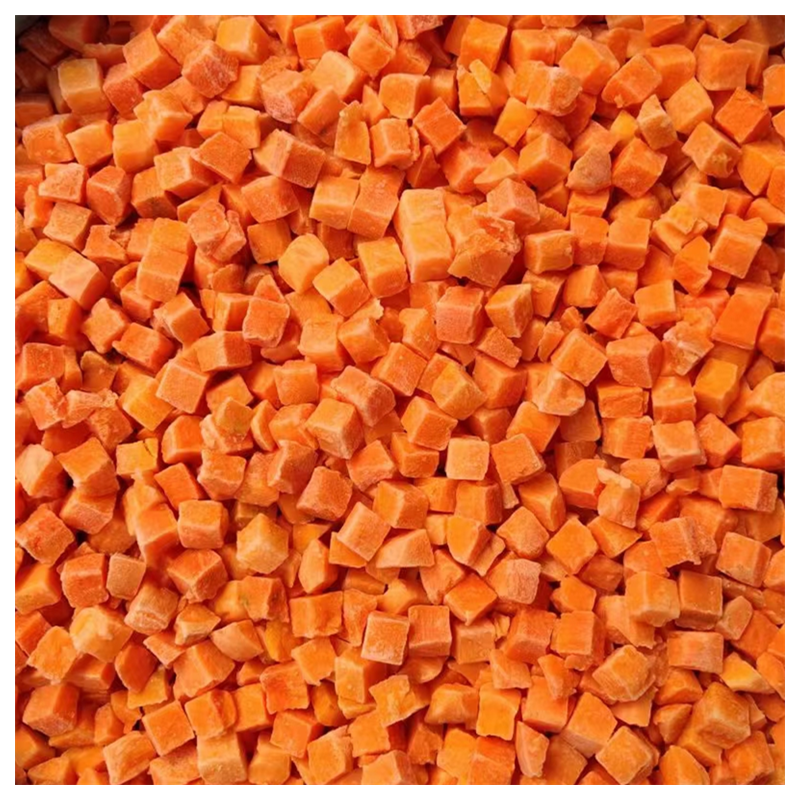 IQF Vegetable Frozen Carrot Dices Origin China Cube QINGDAO China from SHANDONG China Premium Frozen Peeled Sugarcane 10 Kg