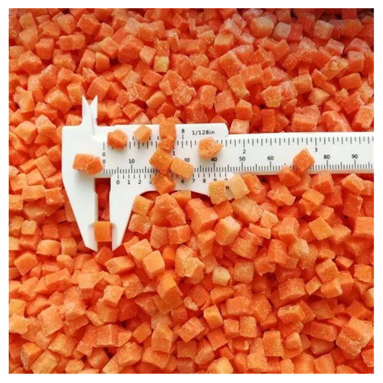 IQF Vegetable Frozen Carrot Dices Origin China Cube QINGDAO China from SHANDONG China Premium Frozen Peeled Sugarcane 10 Kg