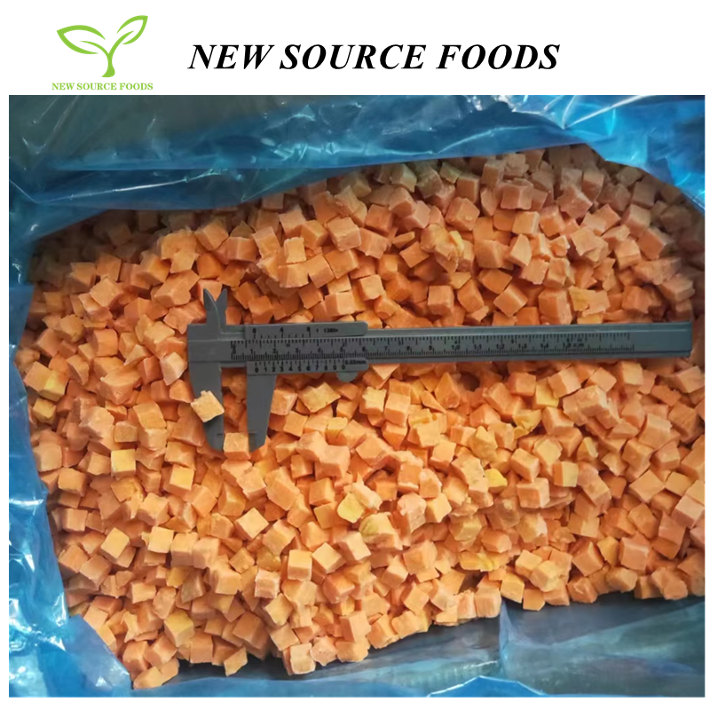 IQF Vegetable Frozen Carrot Dices Origin China Cube QINGDAO China from SHANDONG China Premium Frozen Peeled Sugarcane 10 Kg