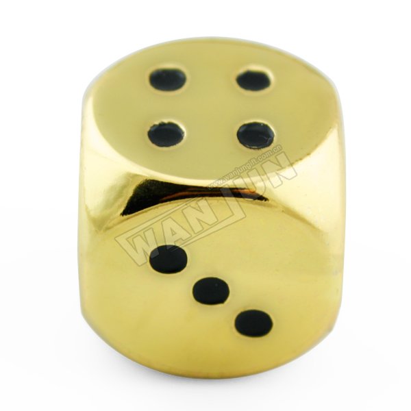 Wholesale Custom High Quality Personality Fashion Souvenir Metal Skull Dice Set
