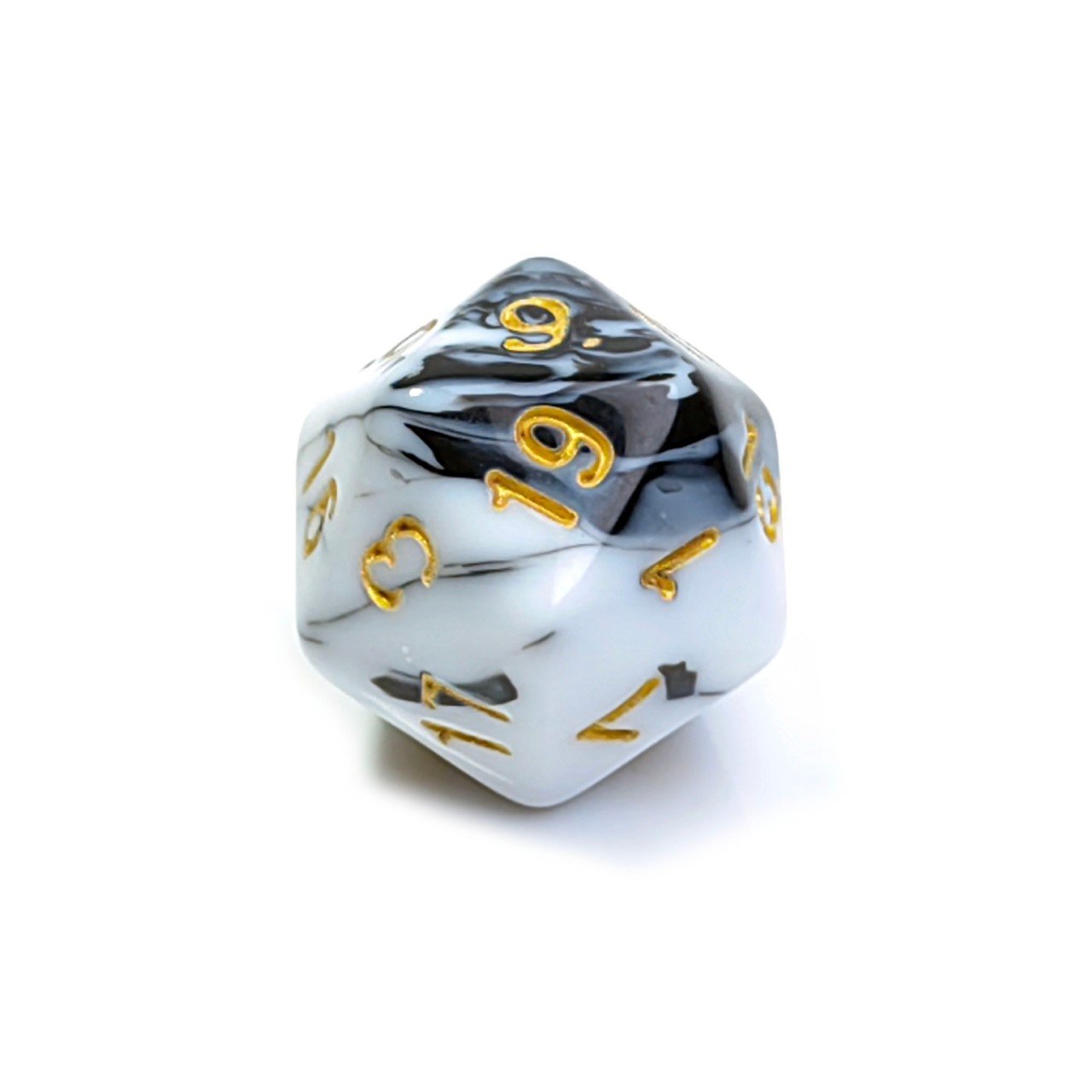 Factory d20 polyhedral dice white number 1 to 20 bulk acrylic custom color for D&D RPG MTG Toy DIY casino board game