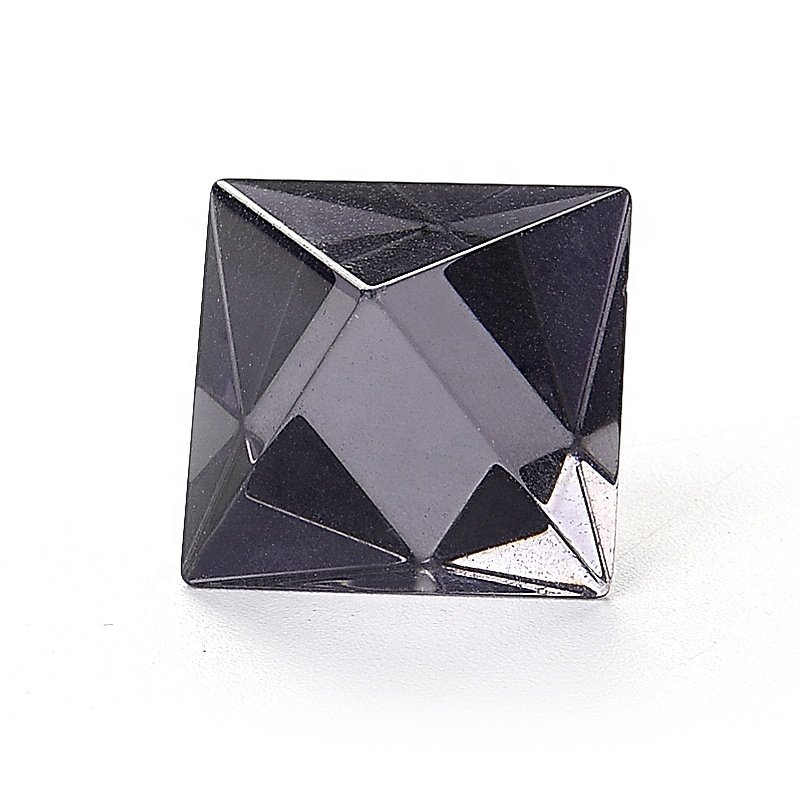 factory wholesale dnd dice grey black glass dice set custom font and logo for dungeons and dragons RPG