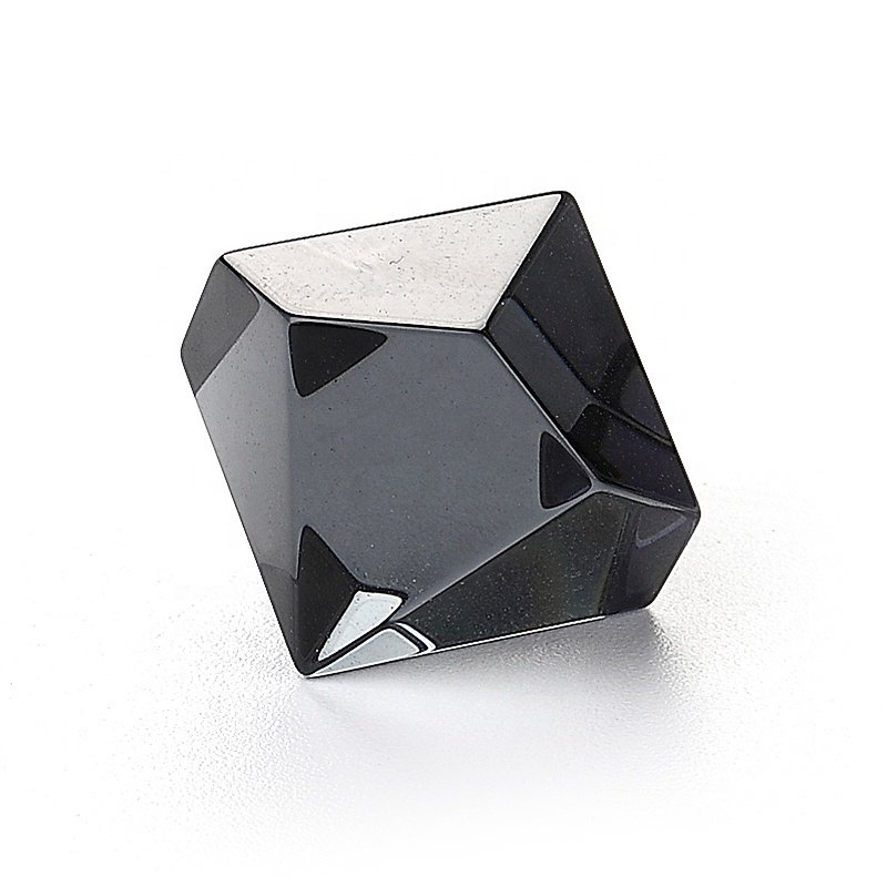 factory wholesale dnd dice grey black glass dice set custom font and logo for dungeons and dragons RPG