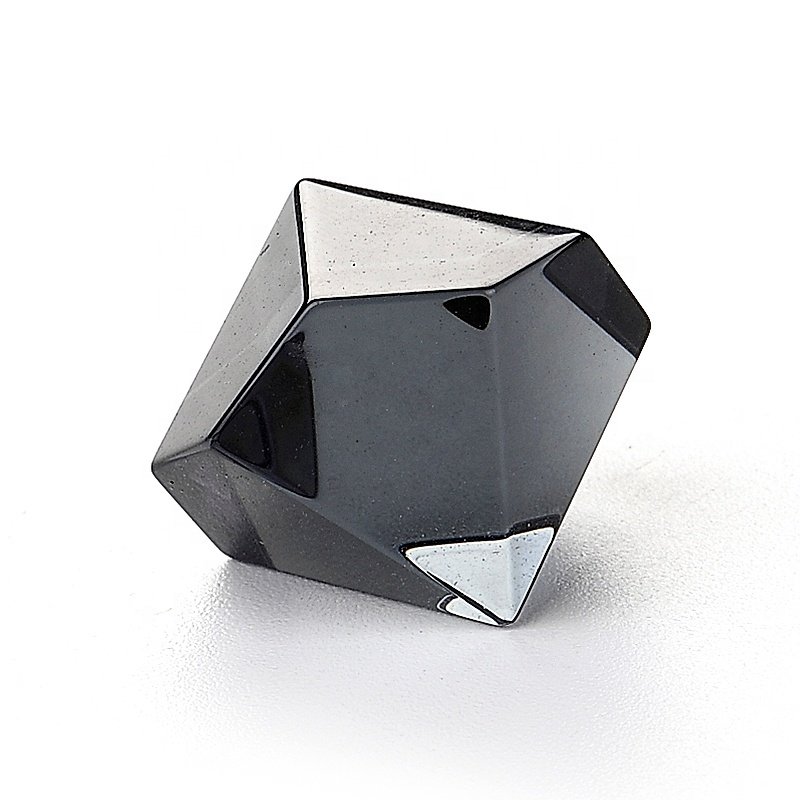 factory wholesale dnd dice grey black glass dice set custom font and logo for dungeons and dragons RPG