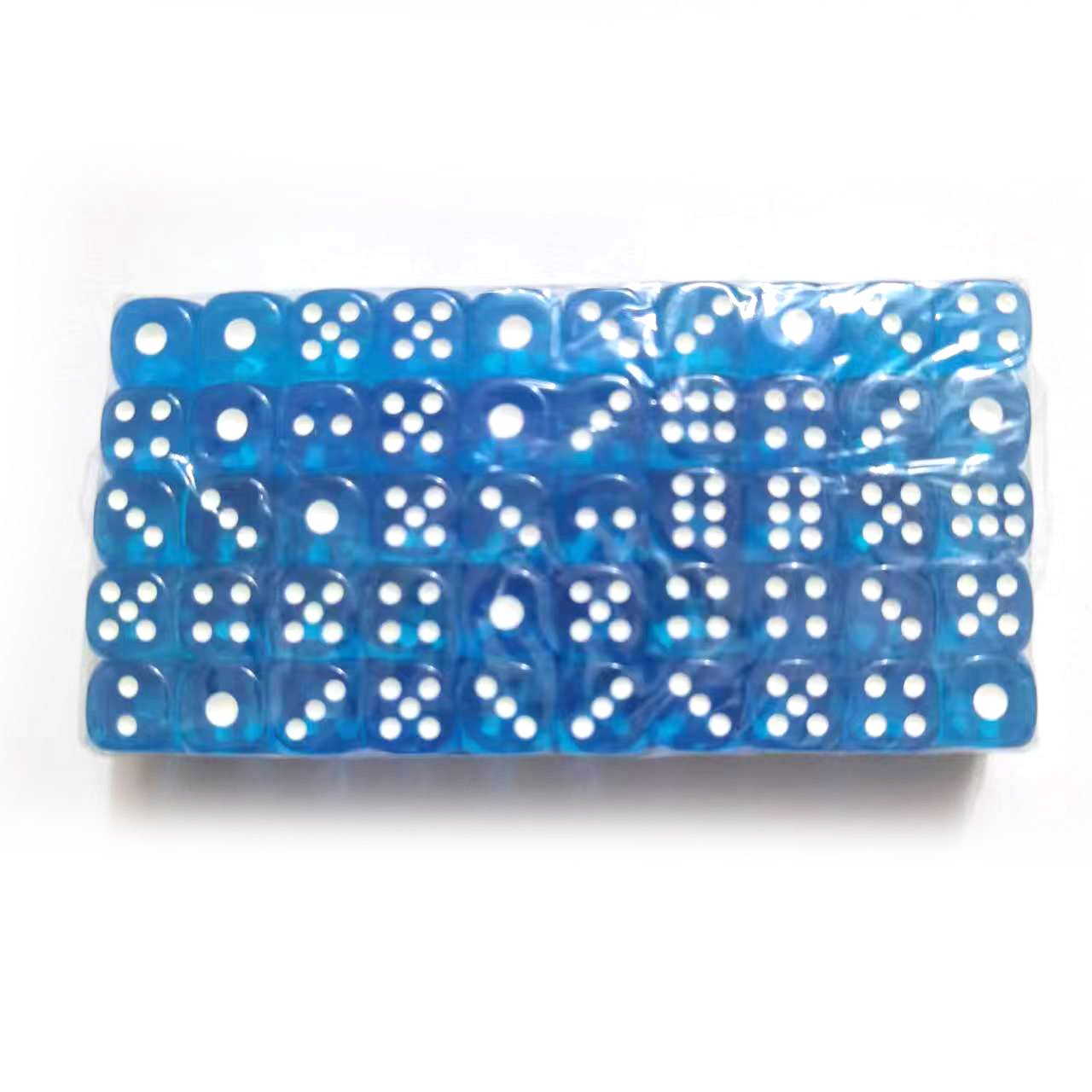 Factory wholesale 12mm transparent color dice crystal acrylic dice game magic bar game dice