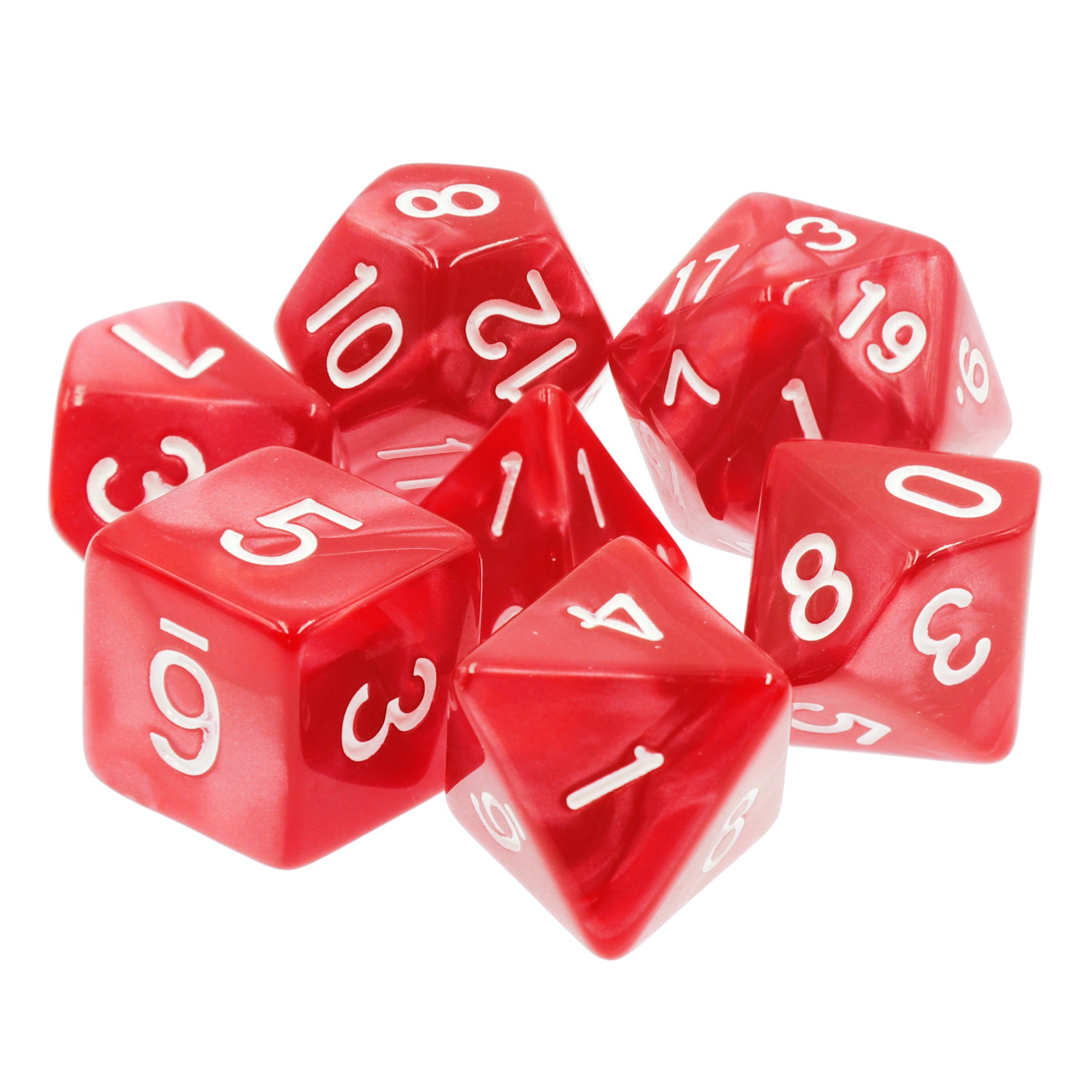 Factory directly Sale Marble Dice HD Gaming Dice Set for RPG and DND Games