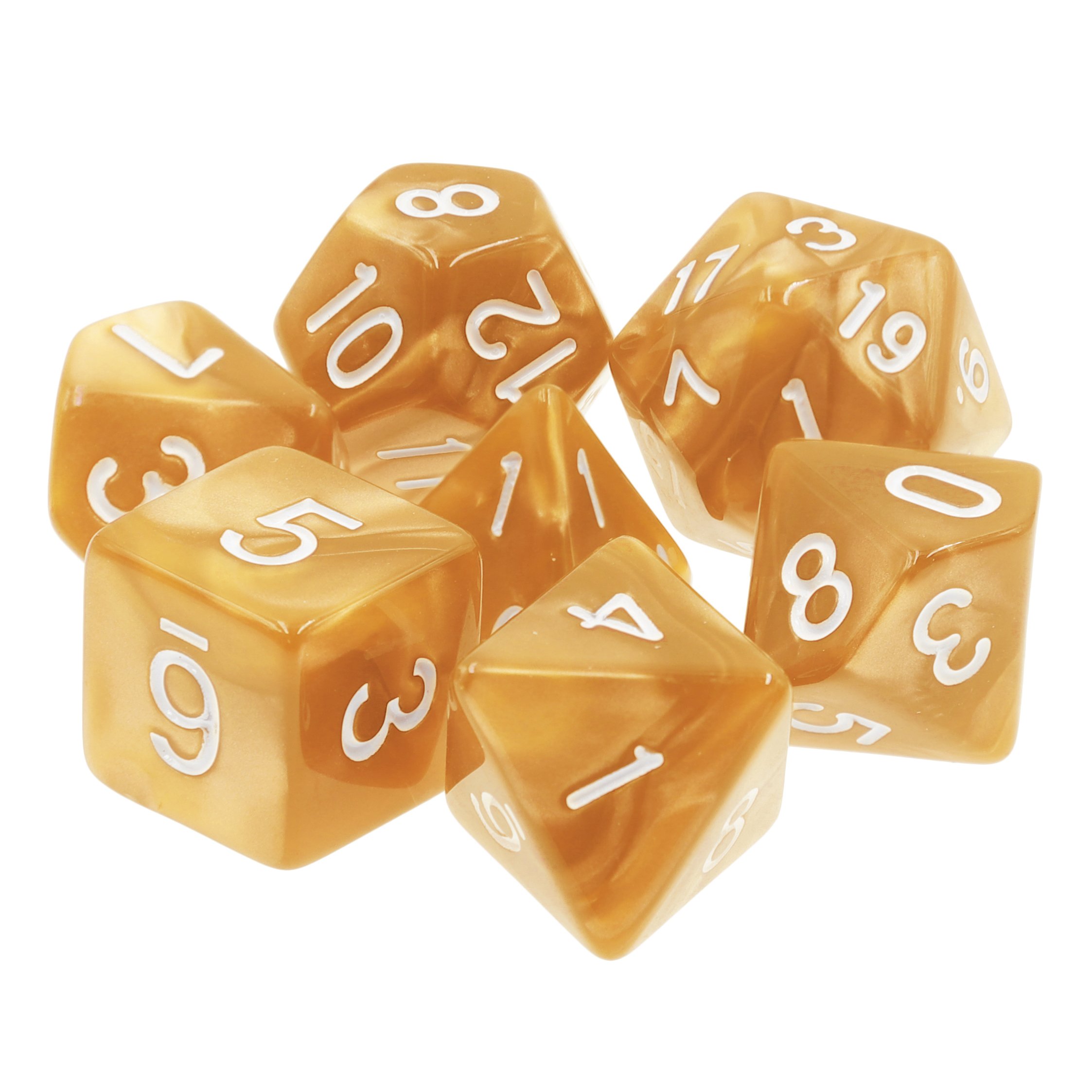 Factory directly Sale Marble Dice HD Gaming Dice Set for RPG and DND Games