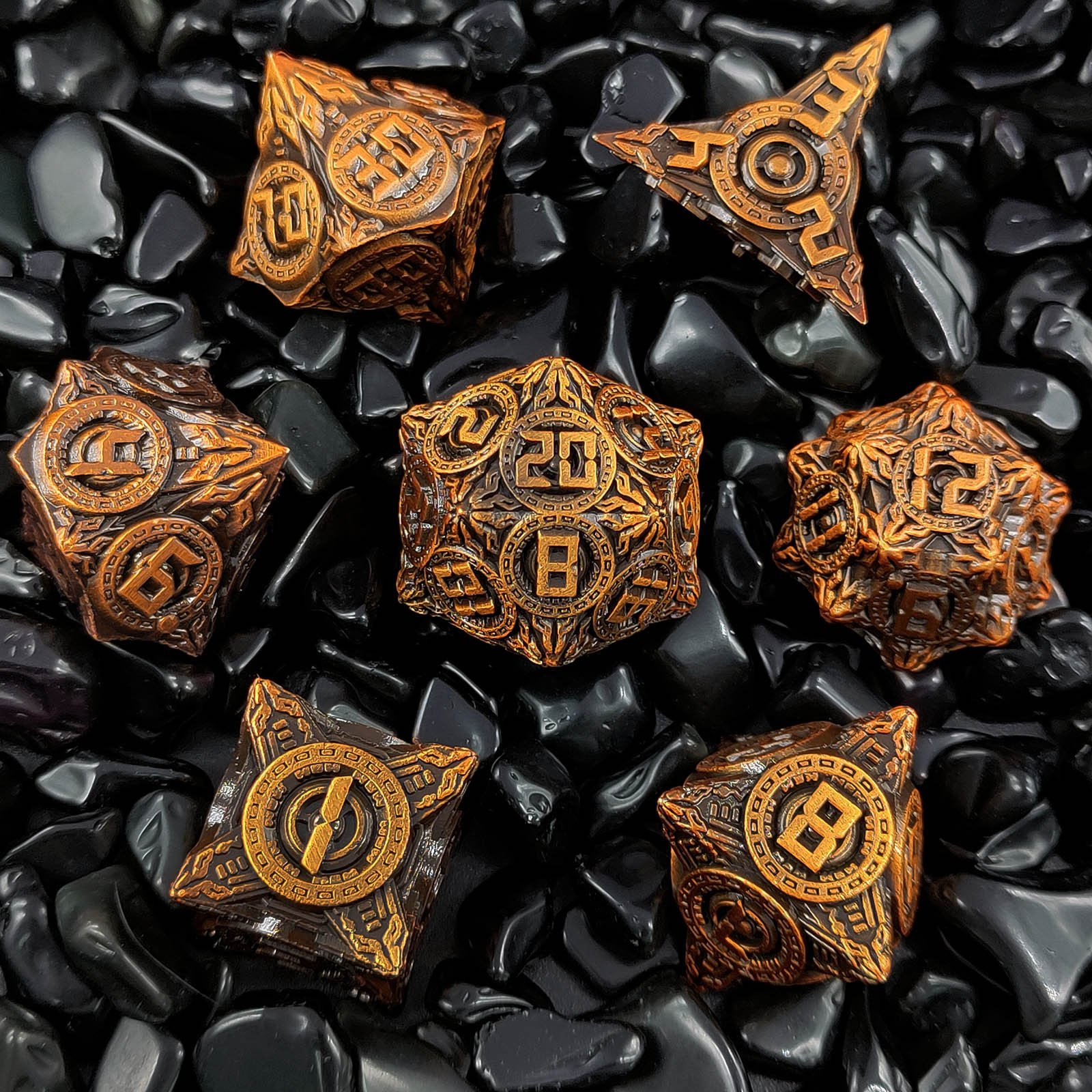 Metal Dice set Wholesale DND Unique Retro Gift RPG Role Playing Game