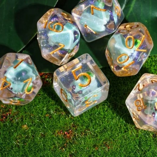 Udixi Custom polyhedr Random Resin Dice dungeons and dragons dice set DND RPG board games