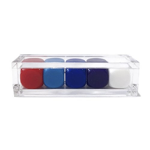 Custom Magnetic Acrylic Box 80*16mm Plastic Dice Display Box