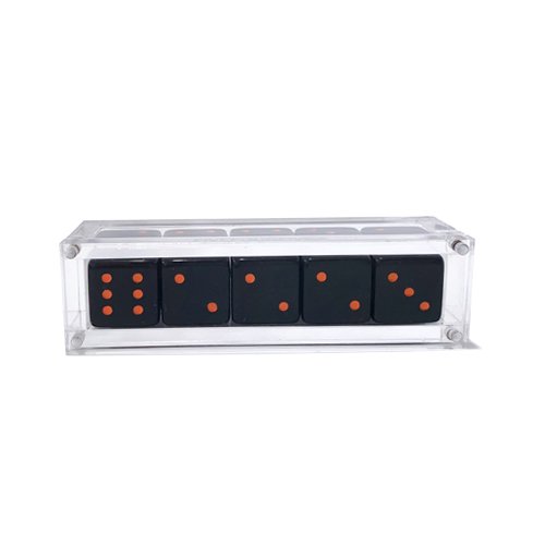 Custom Magnetic Acrylic Box 80*16mm Plastic Dice Display Box