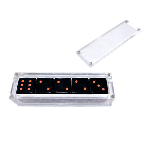 Custom Magnetic Acrylic Box 80*16mm Plastic Dice Display Box