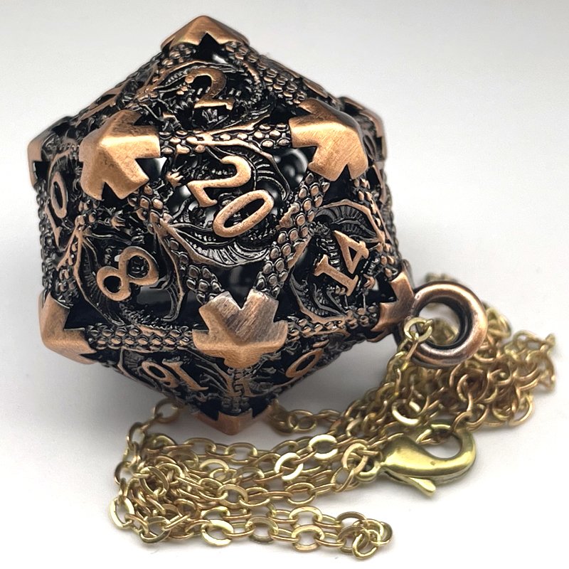 New hot hollow metal dice polyhedral Dungeons and Dragons chessboard custom table game dice can be customized