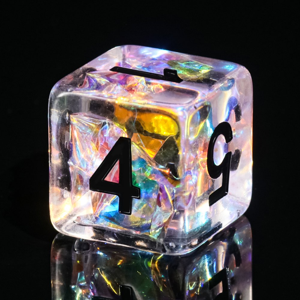 New design factory wholesale durable metal 7 pcs dice set for Dungeons and Dragons