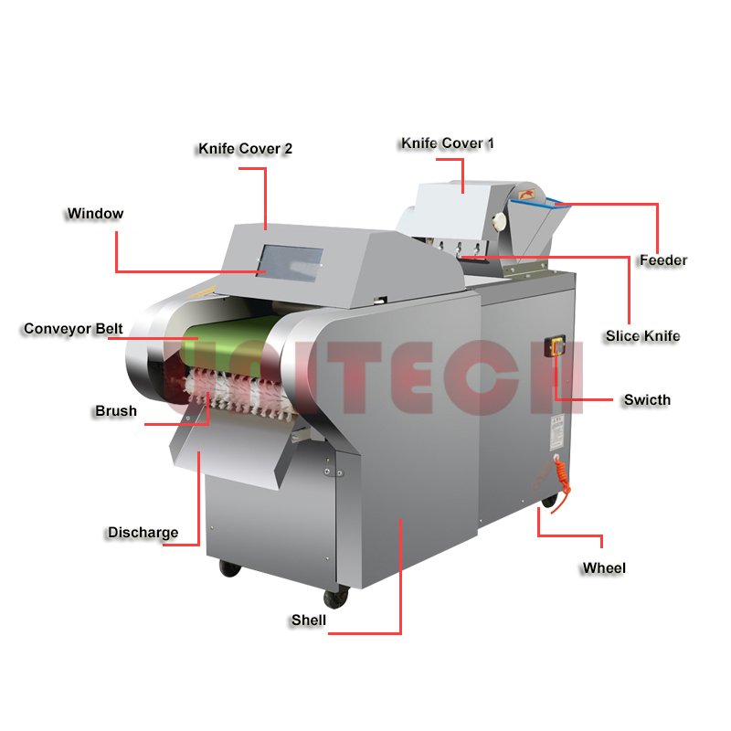 Hot Sale Automatic potato carrot onion cube cutting machine vegetable fruit dicing slicing shred machine