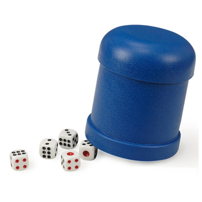 Wholesale Board Game Components Custom Logo Gambling Funny Plastic Dice Shaker Cup