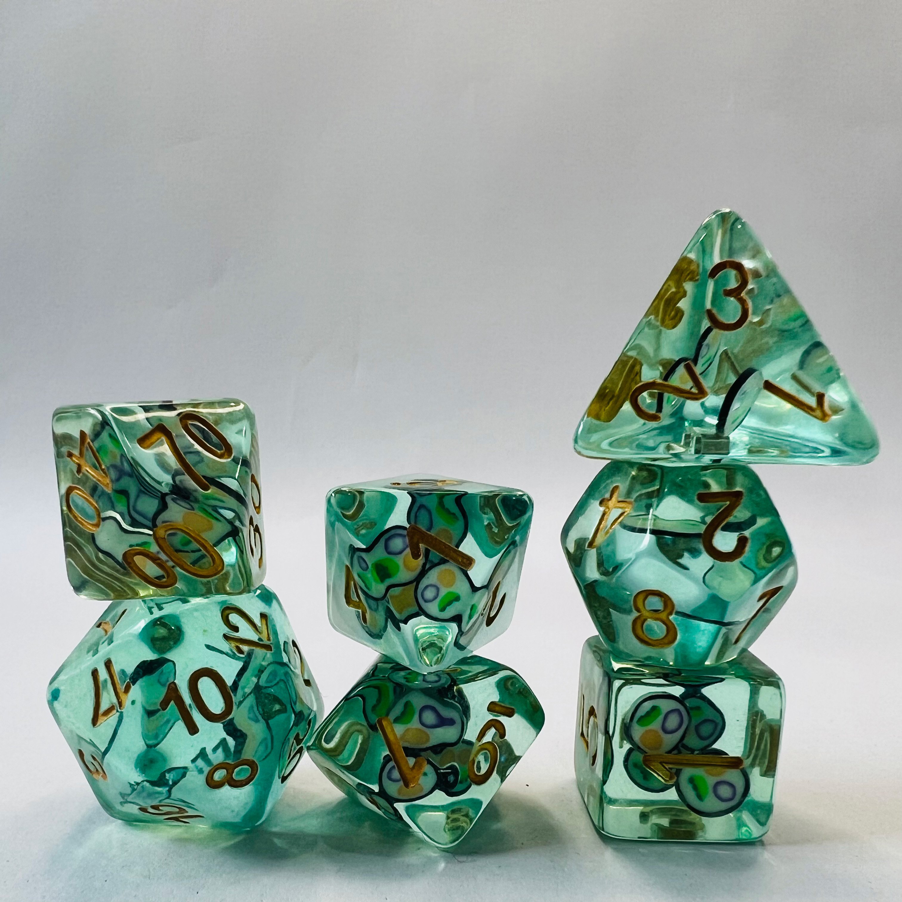 Handmade Cube Dungeons And Dragons Sticker Pattern Table Top Games Dice For Dungeons And Dragons