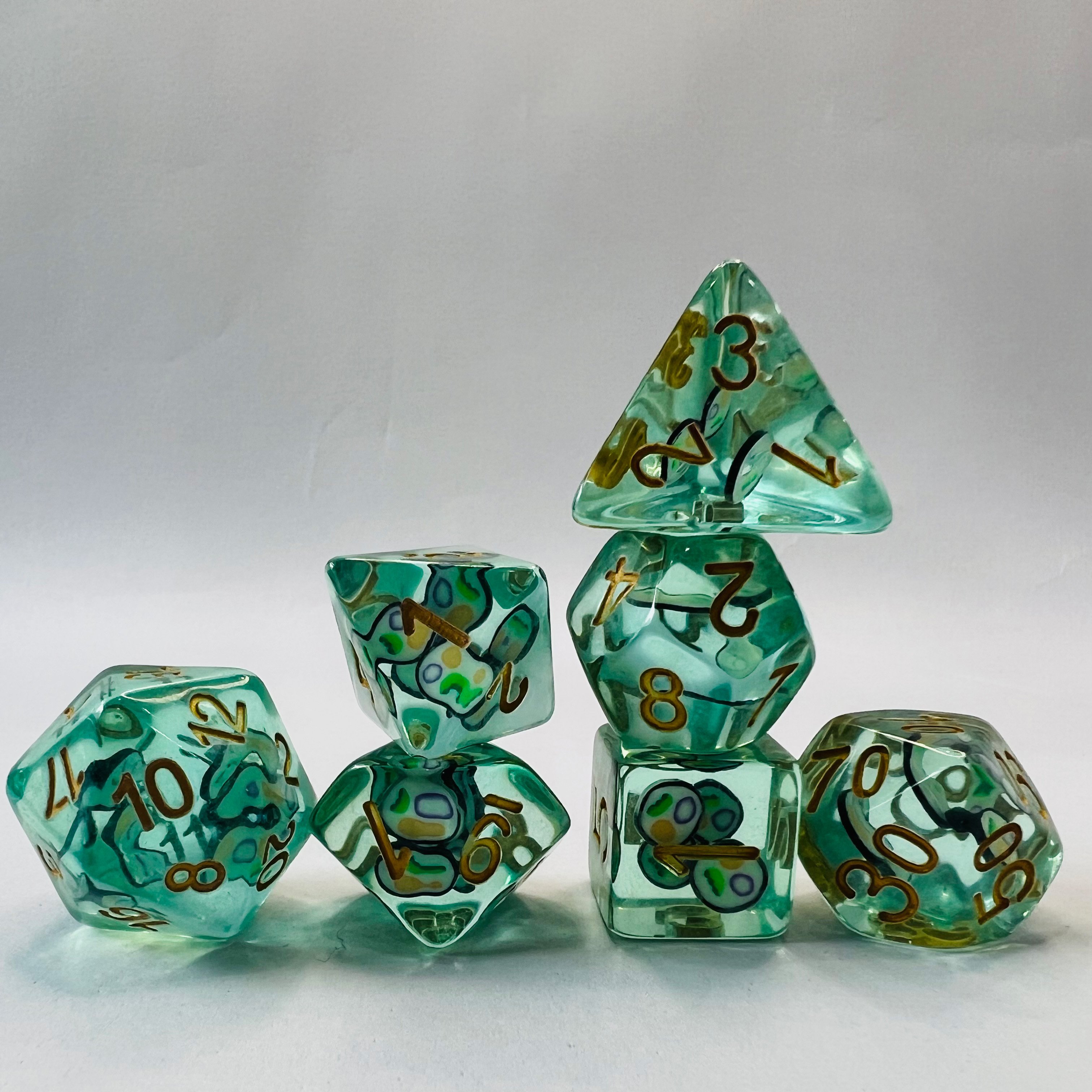 Handmade Cube Dungeons And Dragons Sticker Pattern Table Top Games Dice For Dungeons And Dragons