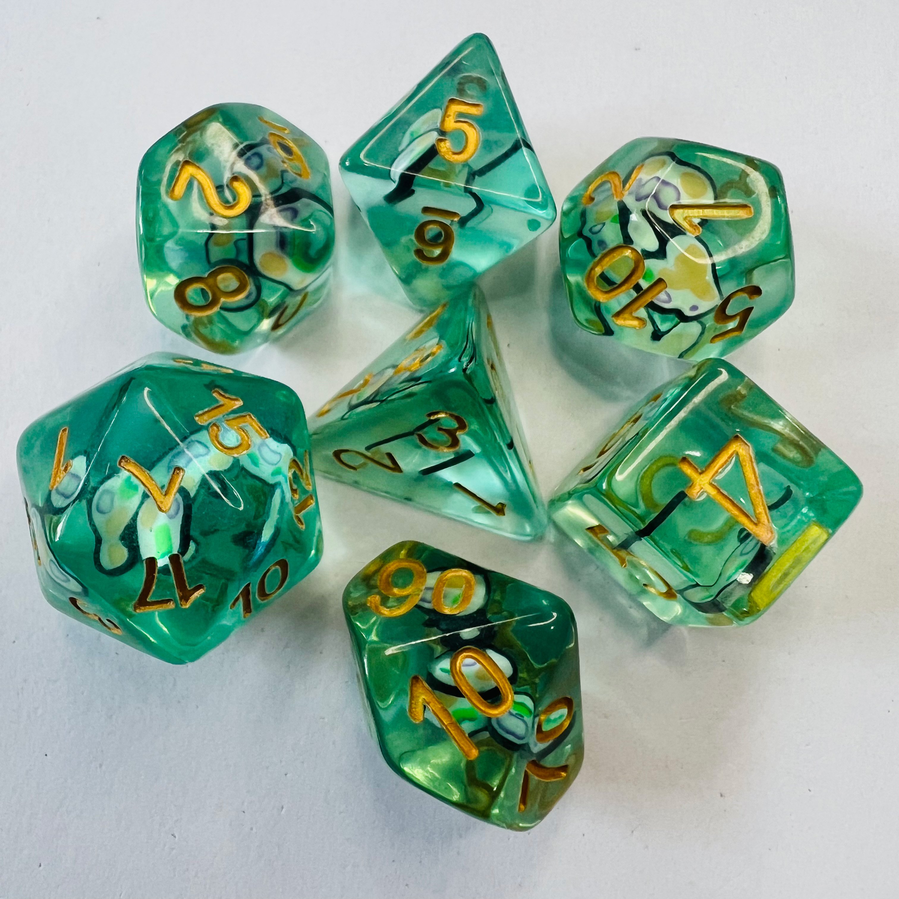 Handmade Cube Dungeons And Dragons Sticker Pattern Table Top Games Dice For Dungeons And Dragons