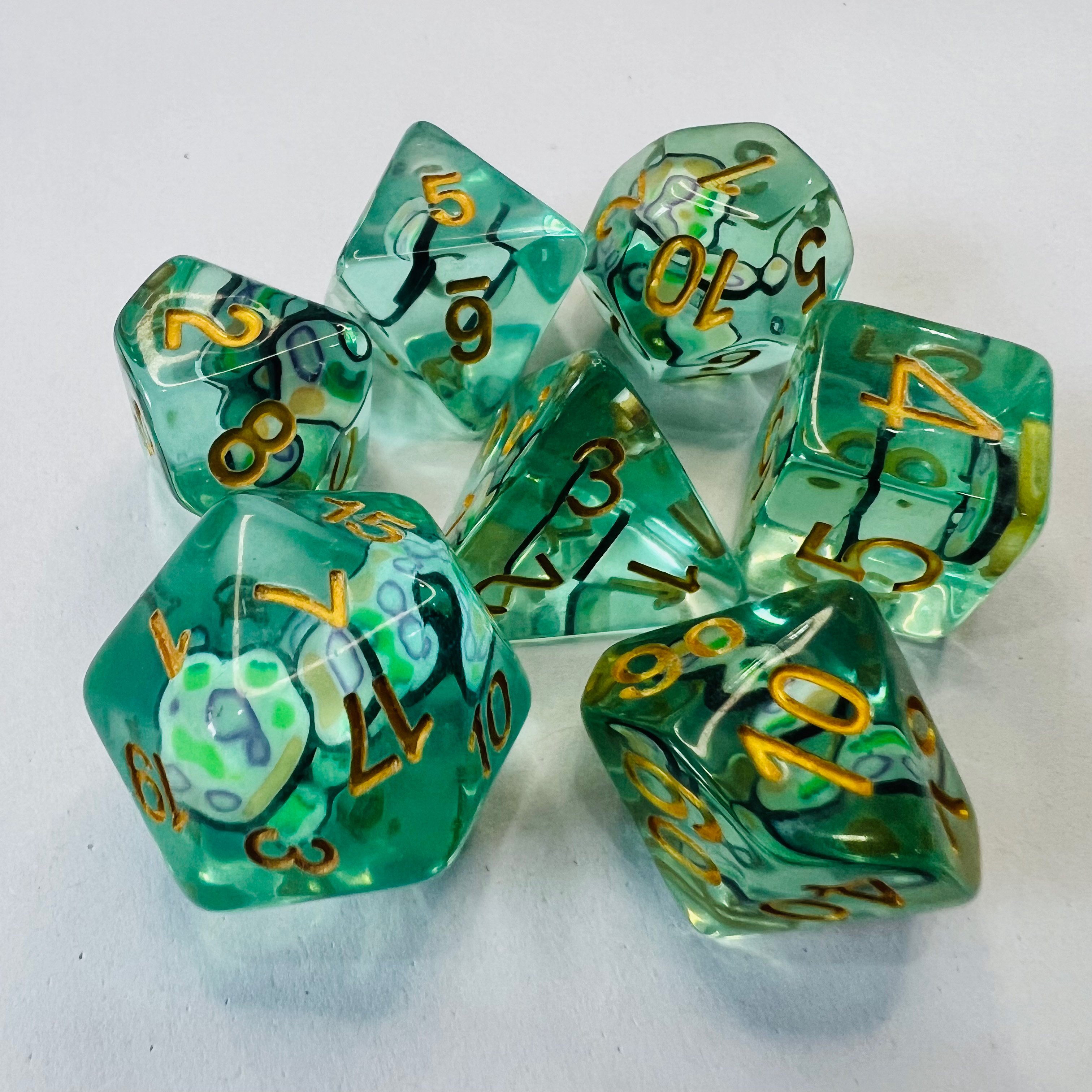 Handmade Cube Dungeons And Dragons Sticker Pattern Table Top Games Dice For Dungeons And Dragons