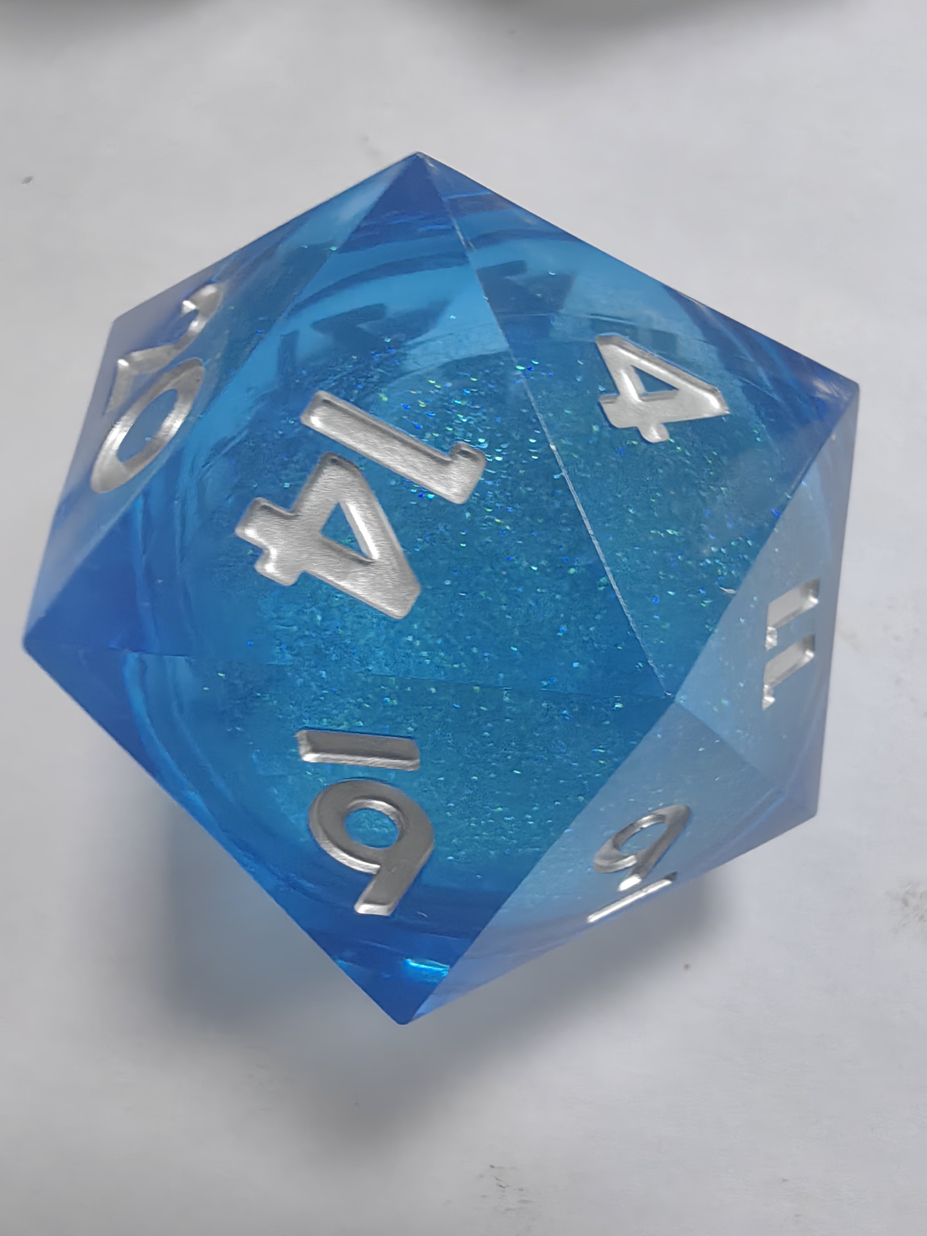 Eye DND Dice Dragon Eye Liquid Core Sharp Edge Handmade Dice Set for Dungeons and Dragons D20 Giant Dice