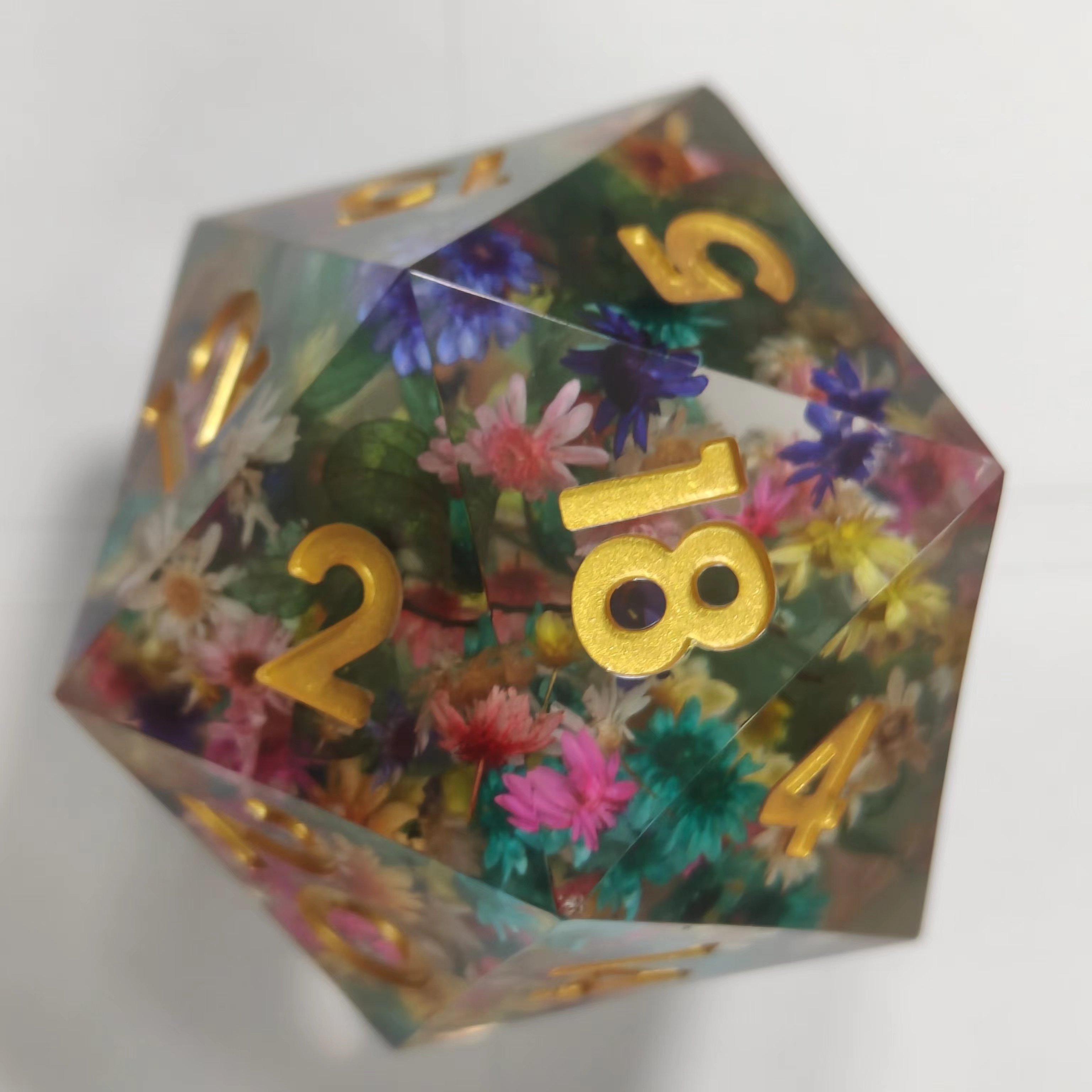 Eye DND Dice Dragon Eye Liquid Core Sharp Edge Handmade Dice Set for Dungeons and Dragons D20 Giant Dice