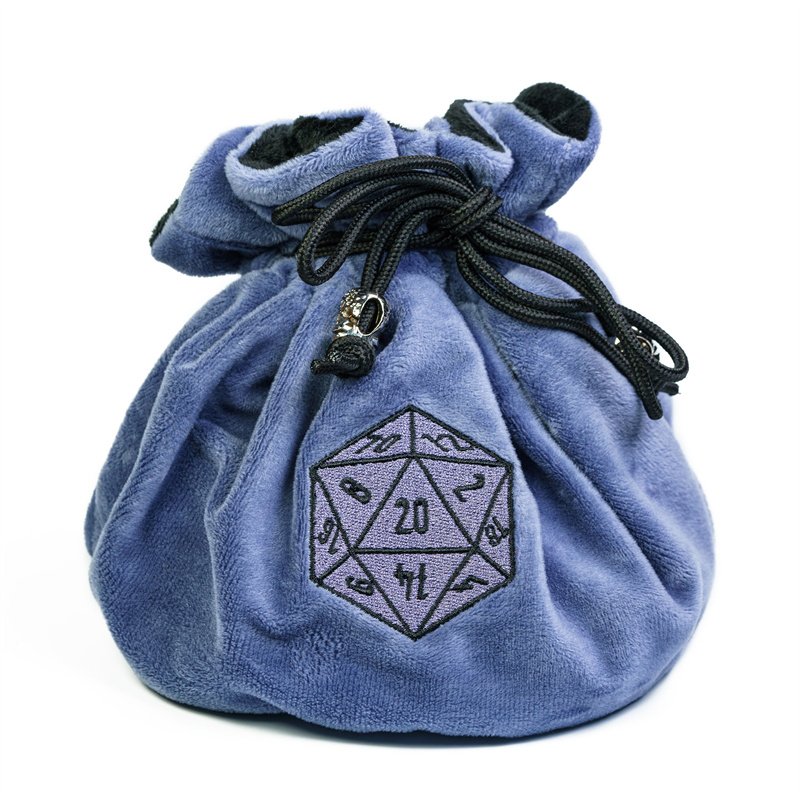 Udixi dnd Large Flannel Drawstring Dice Bag Role Playing Dice for Dungeons and Dragons Pockets Storage Bag