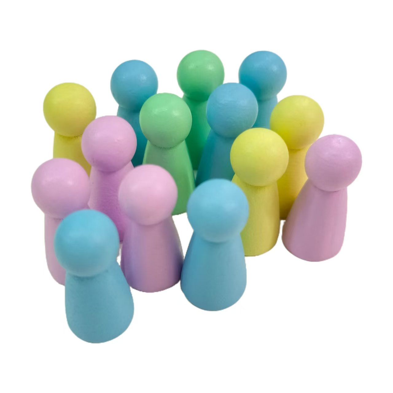 Factory direct sale Wooden Colorful Painted Wooden Chess Pieces customized Aeroplane Pawn Dice Fun Board Game Toys for children