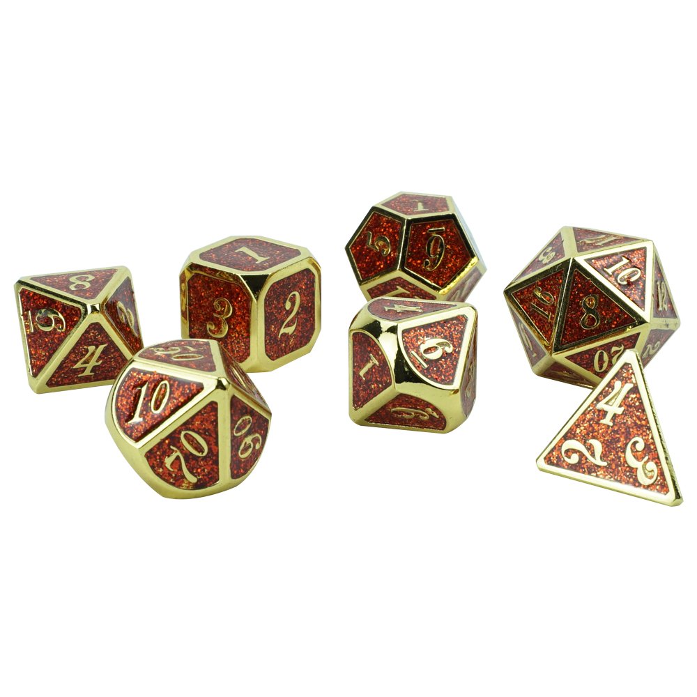In Stock Fast Shipping Small Wholesale Customized Dungeons & Dragons Game Dice Heavy Metal Irregular Dice