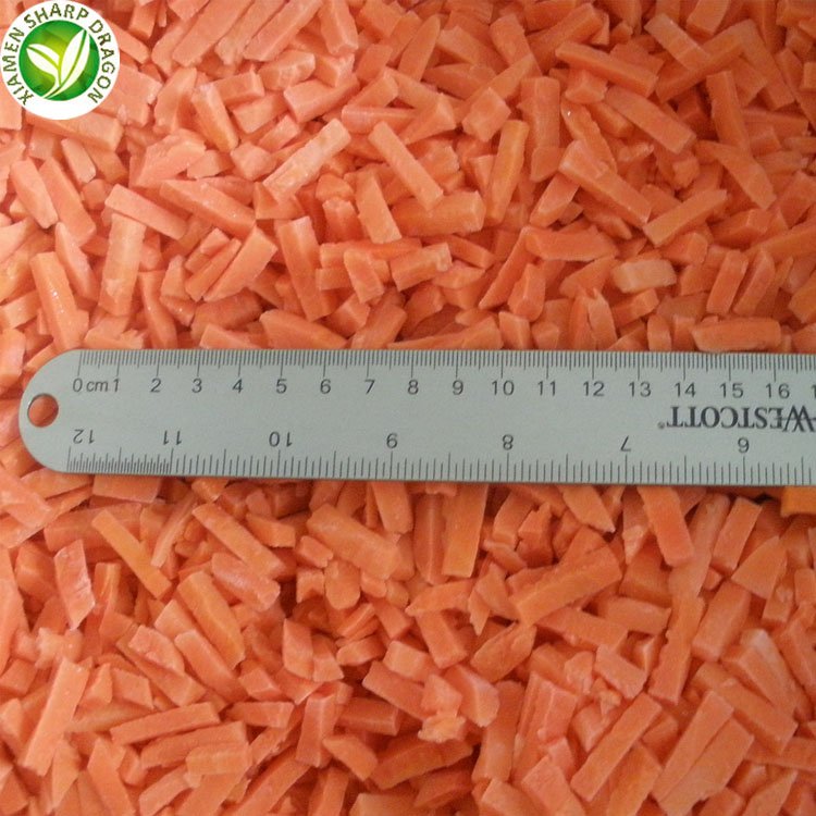 Frozen Natural Diced Glazed Crinkle Cut Shredded Carrot julienne Diced Cubed Freezing Price Healthy Natural Bulk Organic Freeze