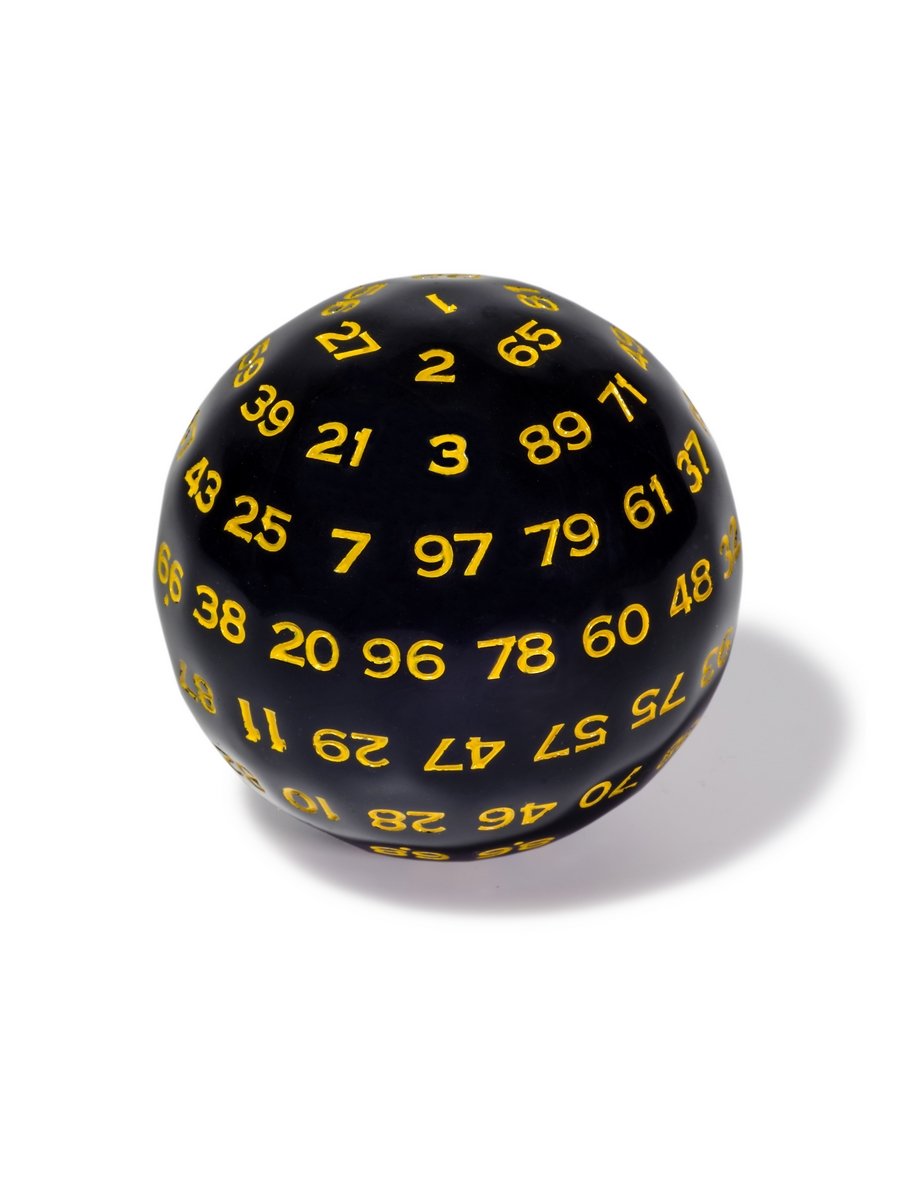 100 sides sided faces dnd rpg red blue green purple yellow colors 1-100 D100 Plastic Spherical ball dice