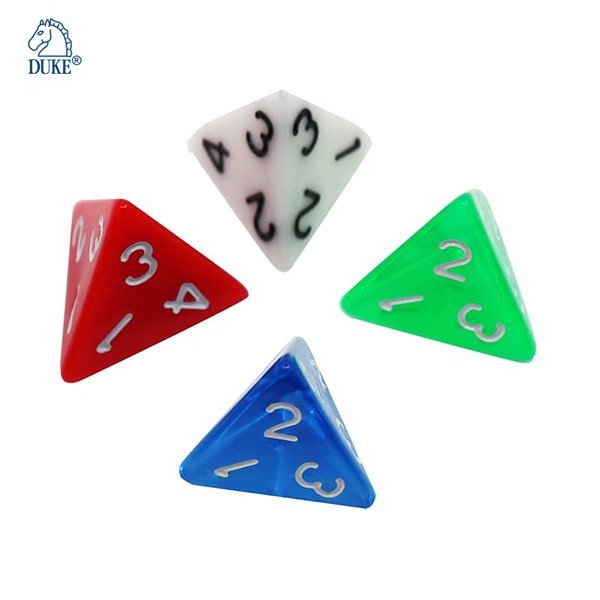 4 Sided Polyhedral Dice