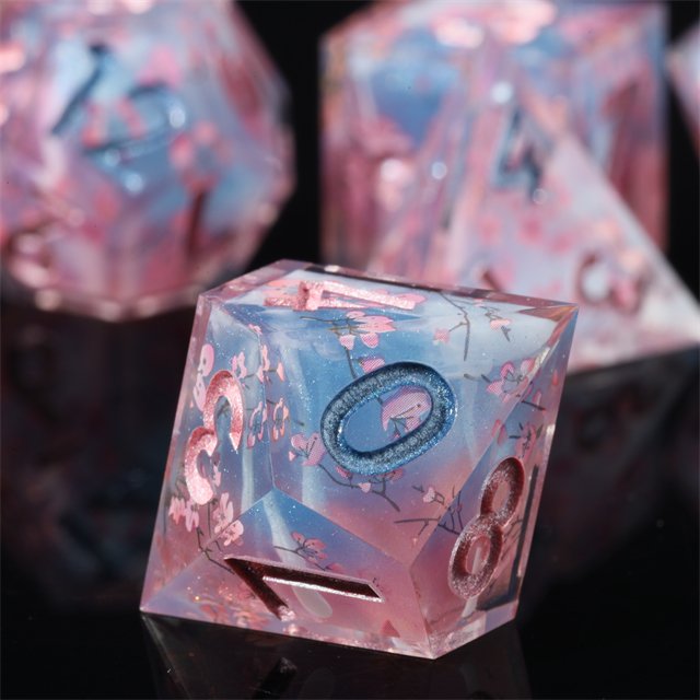 MINI PLANET Wholesale Dragon and Dungeon DND Polyhedral Board Gam Custom Handmade dice Set Resin e RPG Dice