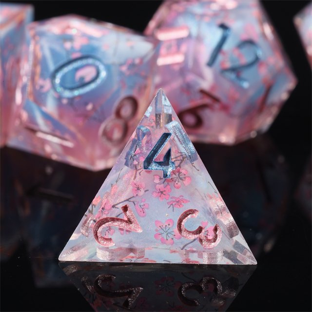 MINI PLANET Wholesale Dragon and Dungeon DND Polyhedral Board Gam Custom Handmade dice Set Resin e RPG Dice