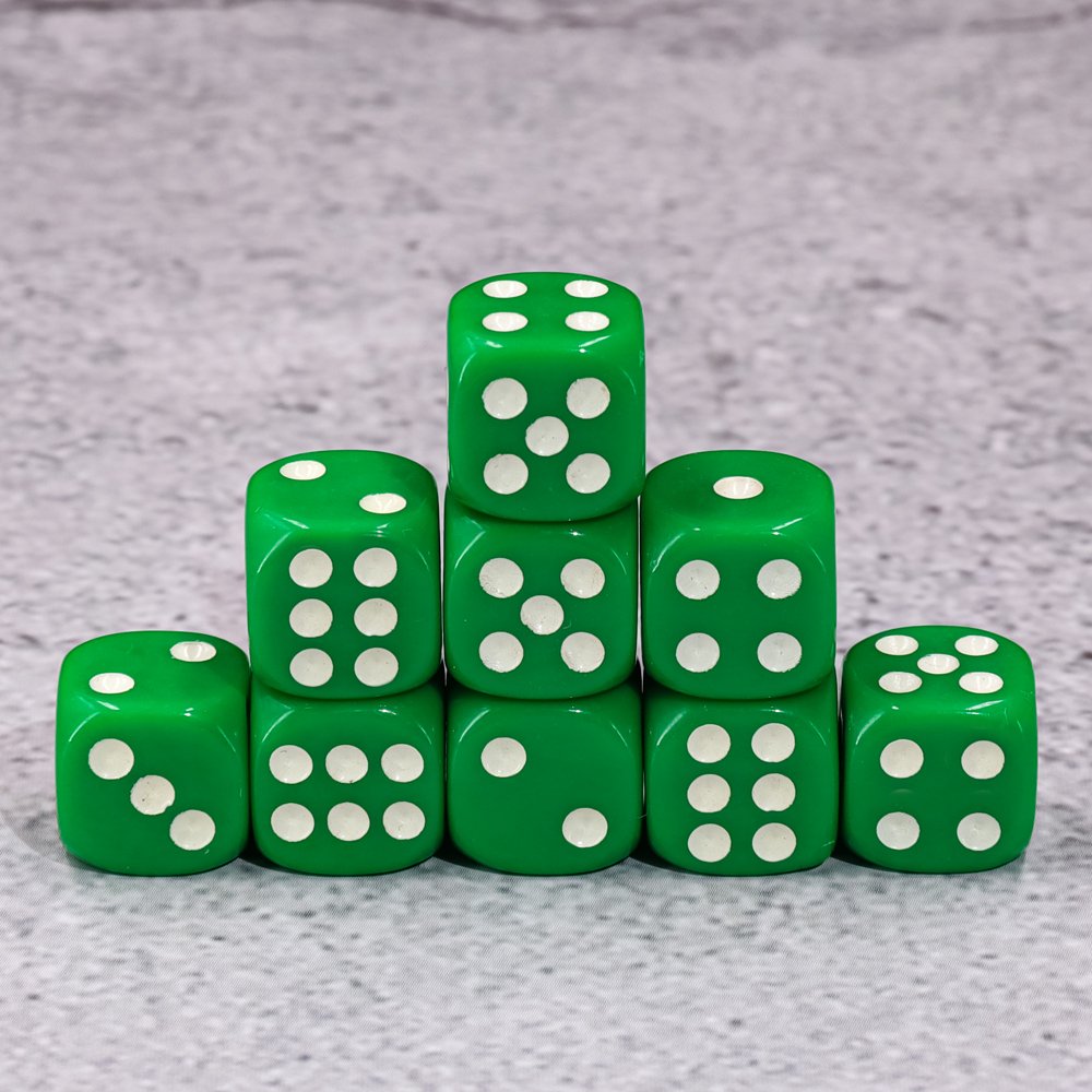 HD Dice Opaque hot selling 12mm 36 pcs pips dice with plastic box for RPG dnd board game