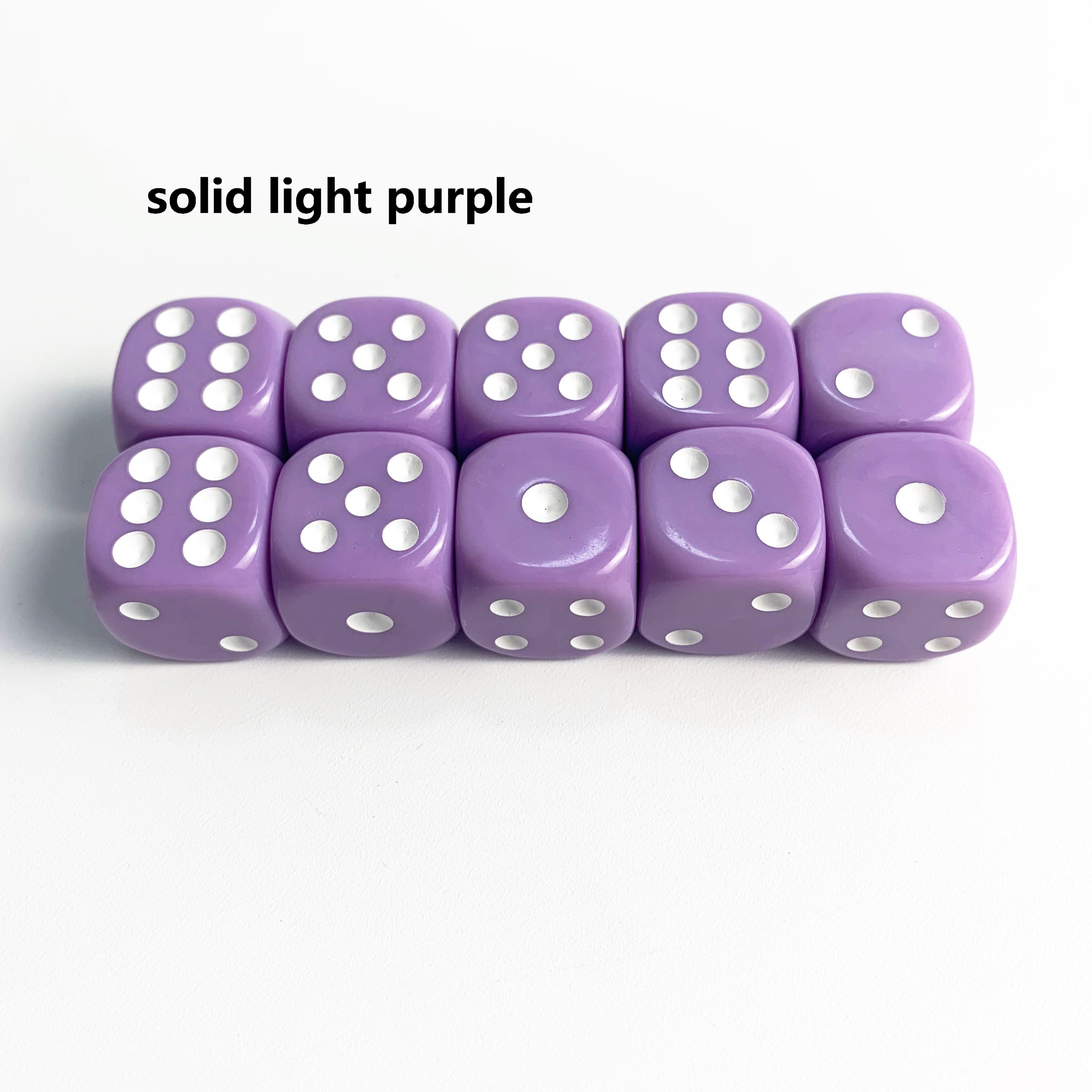 semi opaque colors 16mm sided round corner pip dots cube plastic acrylic bouncing game dices cubes wholesale dice casino dice