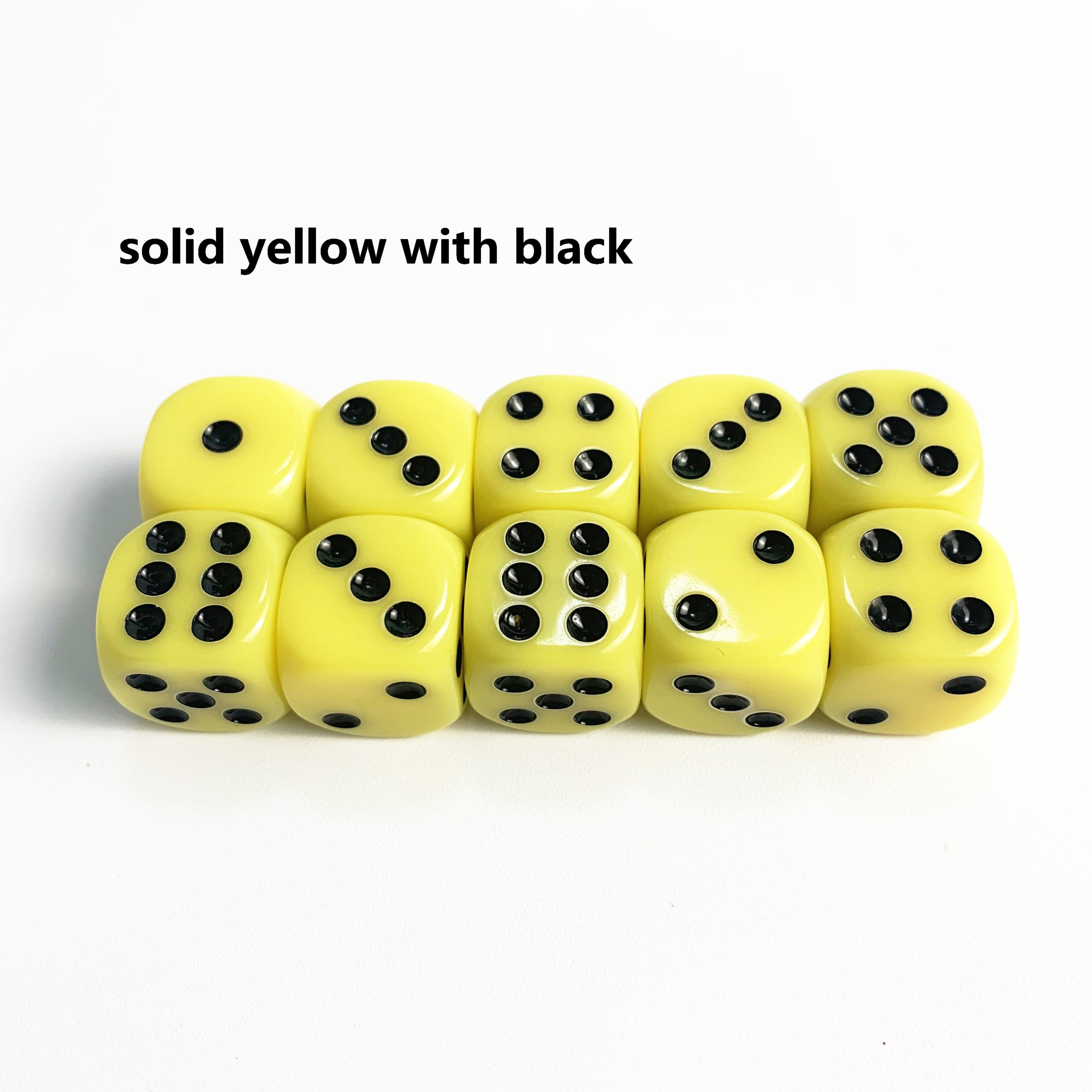 semi opaque colors 16mm sided round corner pip dots cube plastic acrylic bouncing game dices cubes wholesale dice casino dice