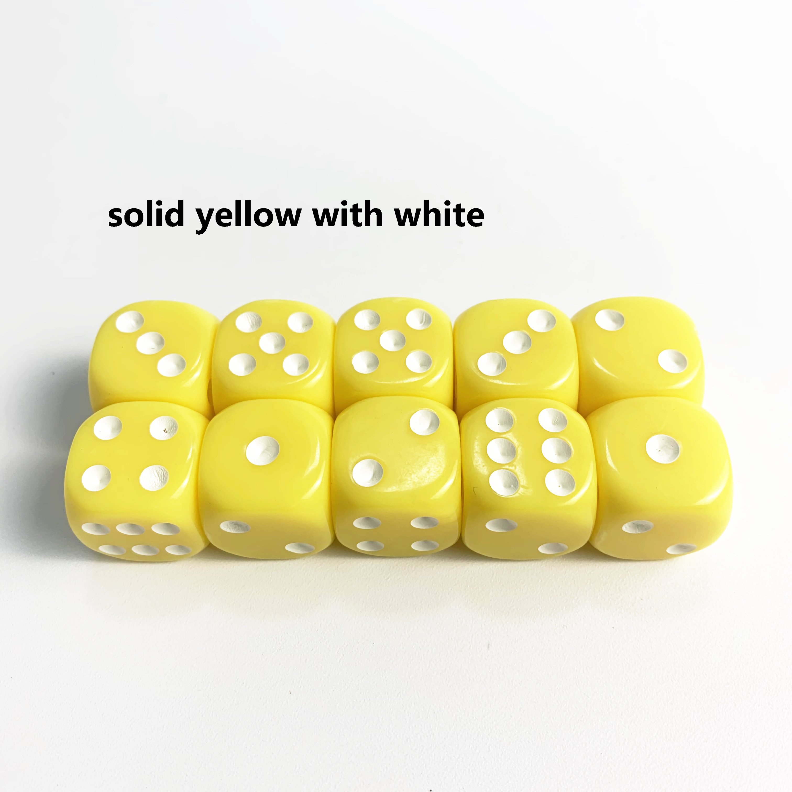 semi opaque colors 16mm sided round corner pip dots cube plastic acrylic bouncing game dices cubes wholesale dice casino dice