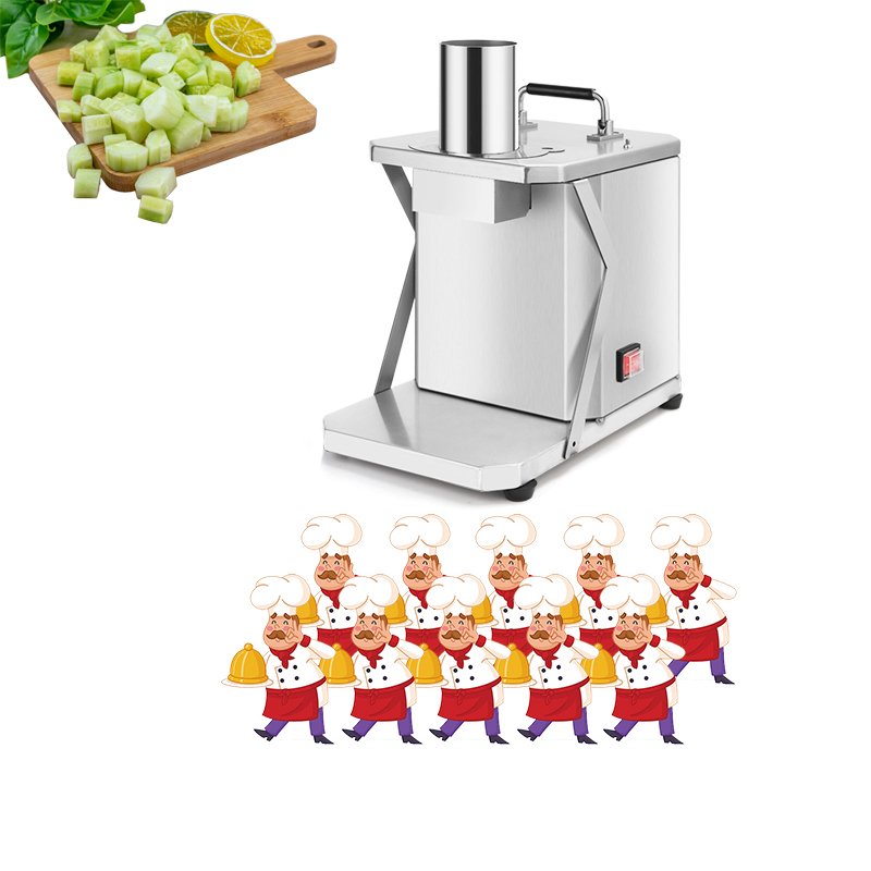 Automatic Diced Tomatoes Machine Vegetable And Fruit Banana Cube Cutter Ginger Potato Carrot Dicing Machine