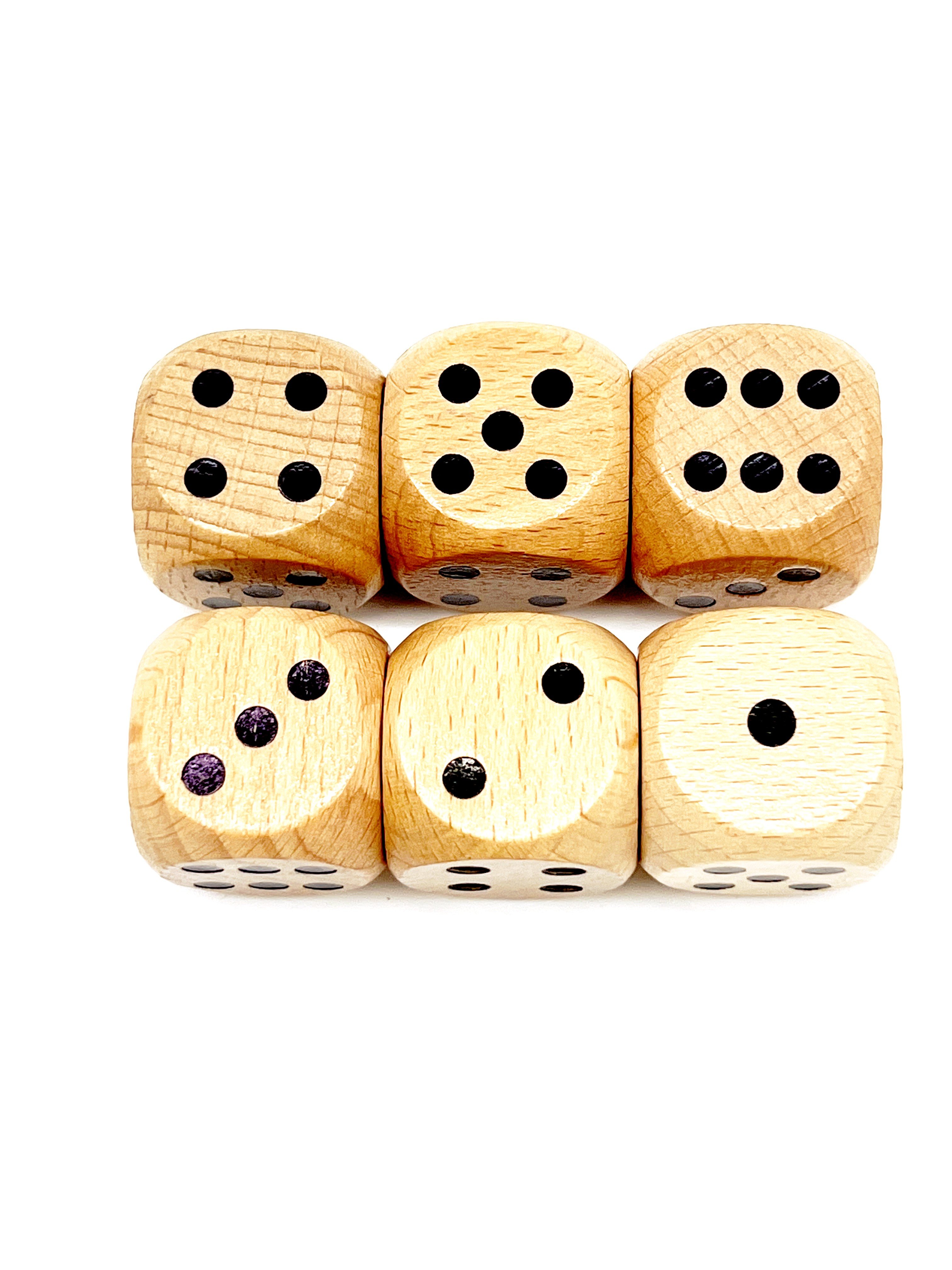 Wholesale 6-Sided Wooden Dice
