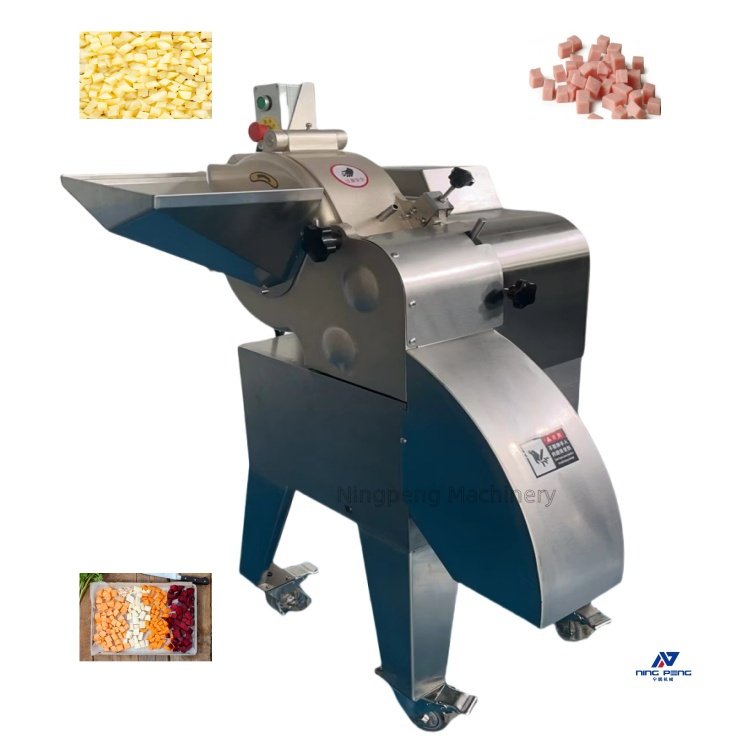 Commercial Vegetable Fruit Aloe Mango Vera Cube Cutting Machine Carrot Pineapple Dicing Machine Onion Potato Cube Cutter